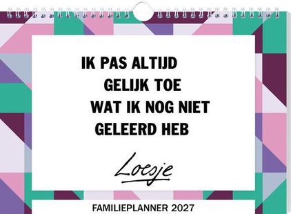 Loesje familieplanner - 2027