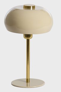 Light & Living Tafellamp 'Surin' 34cm, kleur Lichtgrijs/Goud