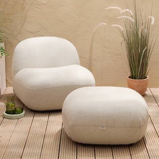 Studio LIVIT loungestoel Toro met hocker