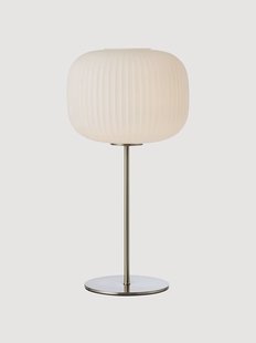 Grote tafellamp Sober van glas