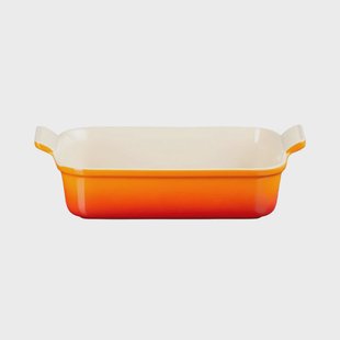 Le Creuset - Heritage Ovenschaal rechthoekig Oranjerood 26 x 19 cm