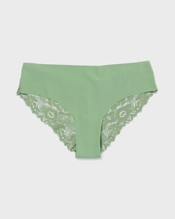 HEMA Damesbrazilian micro met kant groen (groen)