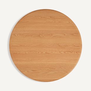 Rond tafelblad in eik,ø120 cm, Tirondo