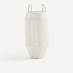 Ronde handgeweven katoenen mand, hoog model, FOLO