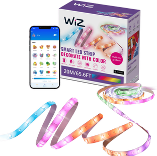 WiZ RGBIC Lightstrip - Gekleurd Licht - 20 meter