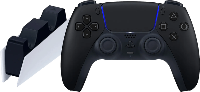 Sony PlayStation 5 DualSense draadloze controller Midnight Black + oplaadstation