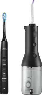 Philips Sonicare DiamondClean 9000 HX3886/43 + Power Flosser Zwart