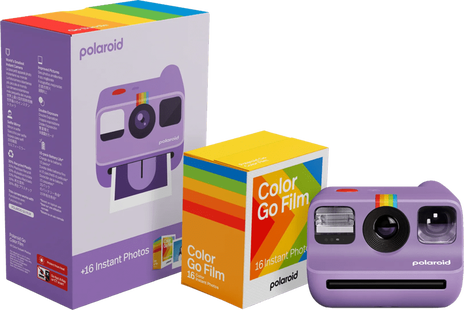 Polaroid Go 2 Paars + Color Film (16 stuks)