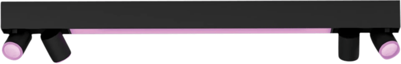 Philips Hue Centris Opbouwspot White and Color - Zwart - Rechthoek - 4-spots