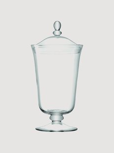 Mondgeblazen glazen opbergdoos Serve