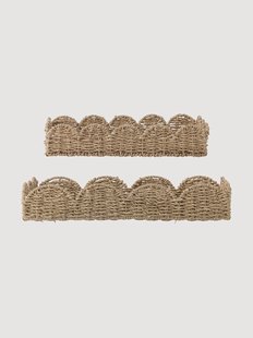 Handgemaakte dienbladen Brea, 2-delig