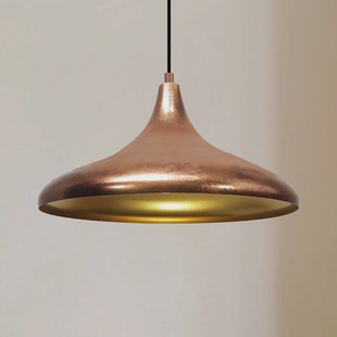 ROYALTECH Claus hanglamp, koper/goud, Ø 35 cm, metaal