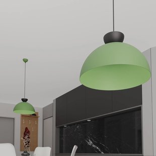EMIBIG LIGHTING Hanglamp Lunaro, groen, Ø 40 cm, metaal