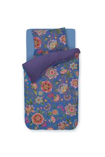 Pip Studio Dekbedovertrekset Bombay Bold Donkerblauw 140x200cm/220cm