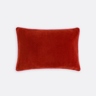 Tweekleurige rechthoekige kussenhoes 60x40 cm, fluweel, GUSALI