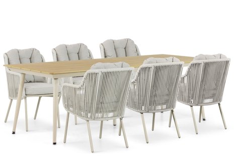 Santika Nanda/Matale 240 cm dining tuinset 7-delig