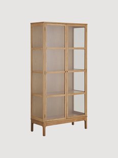 Houten vitrinekast Zamora