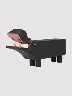 Handgemaakt decoratief object Flusspferd