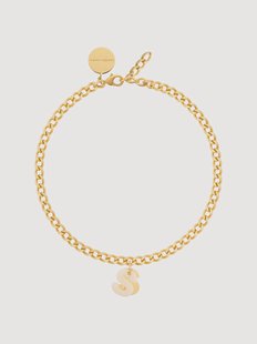 Handgemaakte ketting Letter S by Vanessa Baroni