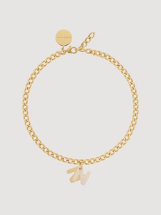 Handgemaakte ketting Letter N by Vanessa Baroni