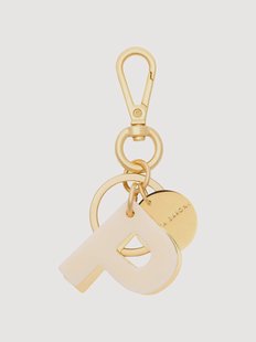 Handgemaakte sleutelhanger Charm Letter P by Vanessa Baroni