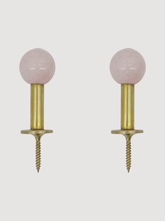 Handgemaakte metalen wandhaken Ball, 2-delig