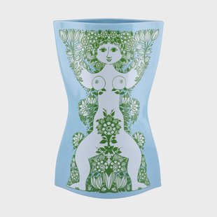 Bjørn Wiinblad Nina vaas Lichtblauw-groen, 28,5 cm