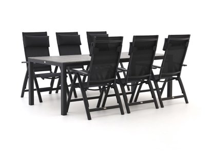 Bellagio Avenza/Fidenza 220cm dining tuinset 7-delig verstelbaar - Laagste prijsgarantie!