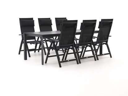 Bellagio Avenza/Sestino 220cm dining tuinset 7-delig verstelbaar - Laagste prijsgarantie!