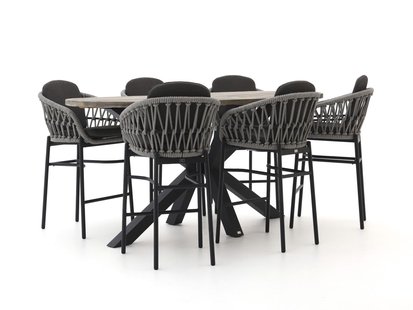 Bellagio Cupello/ROUGH-Y Ellips 240cm barset 7-delig stapelbaar - Laagste prijsgarantie!