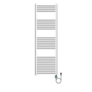 Elektrische Radiator BWS Jane 700W 160x50 cm Smart Wifi Geborsteld RVS