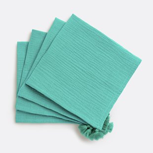 Set van 4 servetten in tetra, Kumla