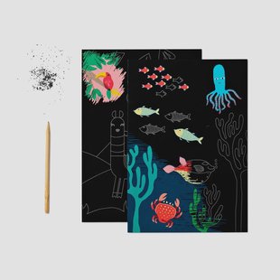 Foto's van krassen. 5 stuks