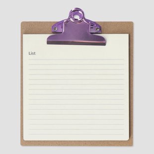 Klembord met onderlegger