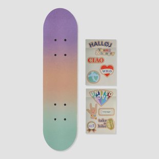 Skateboard. Met stickers