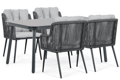Lifestyle Tivoli/Tavano 160x90 cm dining tuinset 5-delig