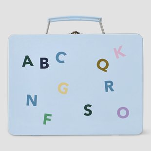 ABC-koffer. Met magnetische letters
