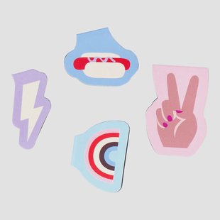 Magnetische boekenleggers. 4 stuks