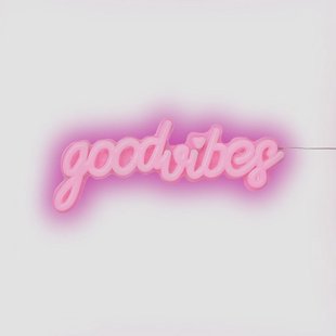 Gezellige neonlamp met tekst