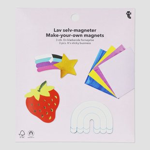 Maak je eigen magneten. 3 stuks