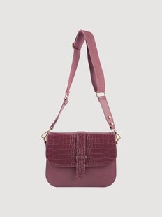 Handgemaakte leren schoudertas Monica