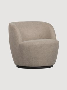 Gestoffeerde draaistoel Serra