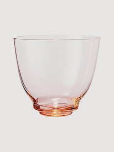 Mondgeblazen waterglas Flow