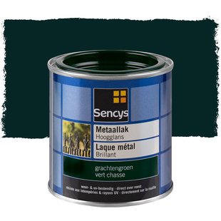 Sencys Metaallak Hoogglans Grachtengroen 250ml