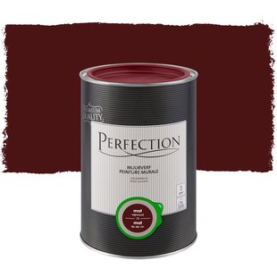 Perfection Ultradekkend Muurverf - Mat - Wijnrood - 1l