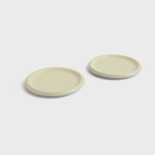 HAY Barro bord Pistachio, Ø24 cm 2-pack