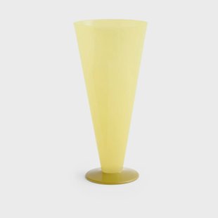 HAY Conical vaas Yellow-lime green, large