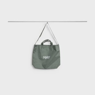 HAY Grid Crossover Bag tas medium Dark green, medium