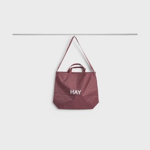 HAY Grid Crossover Bag tas medium Burgundy, medium