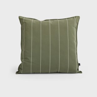 HAY Terrazza kussen Olive narrow stripe, 60x60 cm